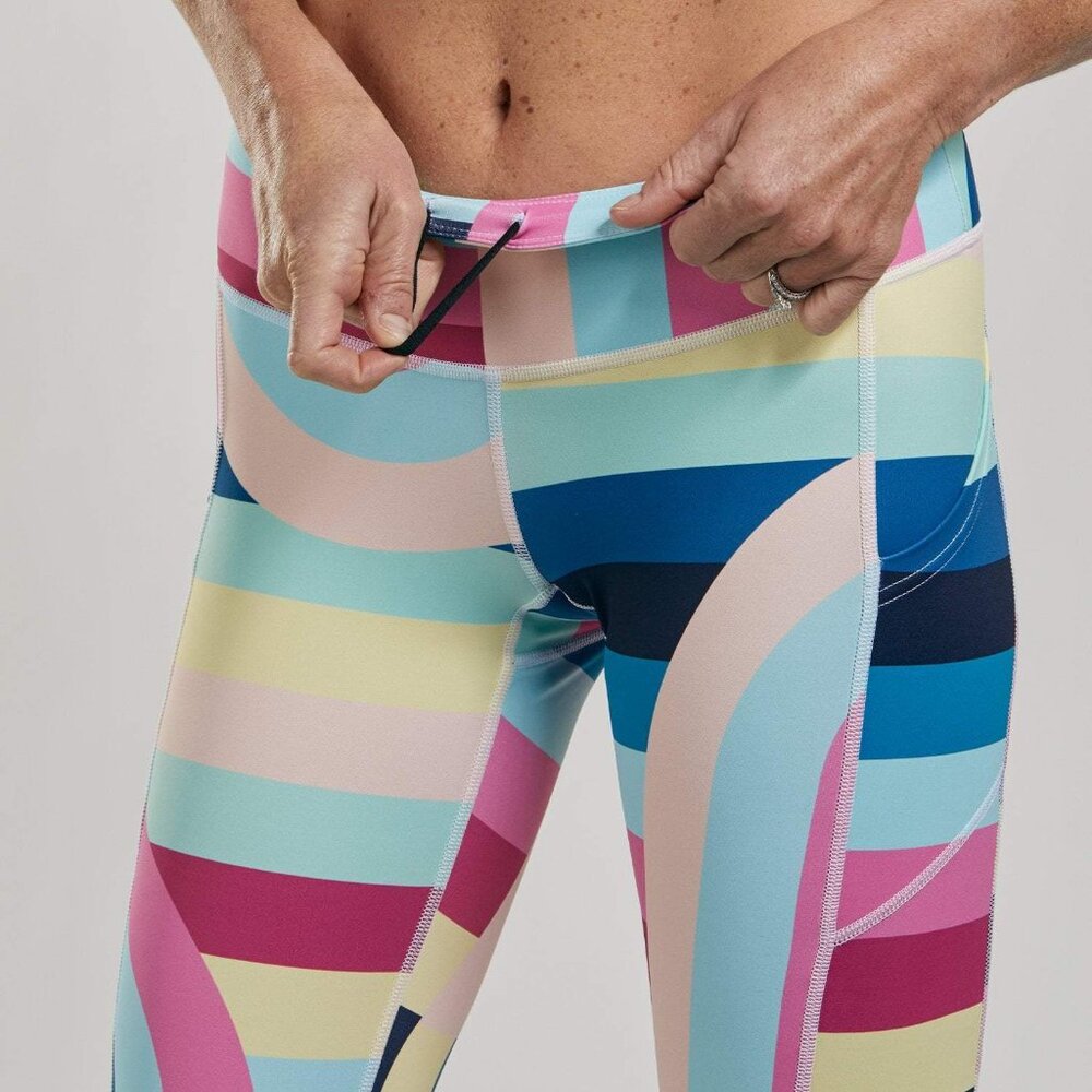 Women's Ltd Run Pulse Capri - Riviera - Picture 9 of 12